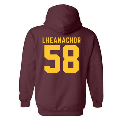 Arizona State - NCAA Football : Maxwell Lheanachor - Classic Shersey Hooded Sweatshirt-1