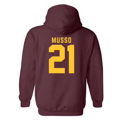 Arizona State - NCAA Baseball : Austin Musso - Classic Shersey Hooded Sweatshirt-1