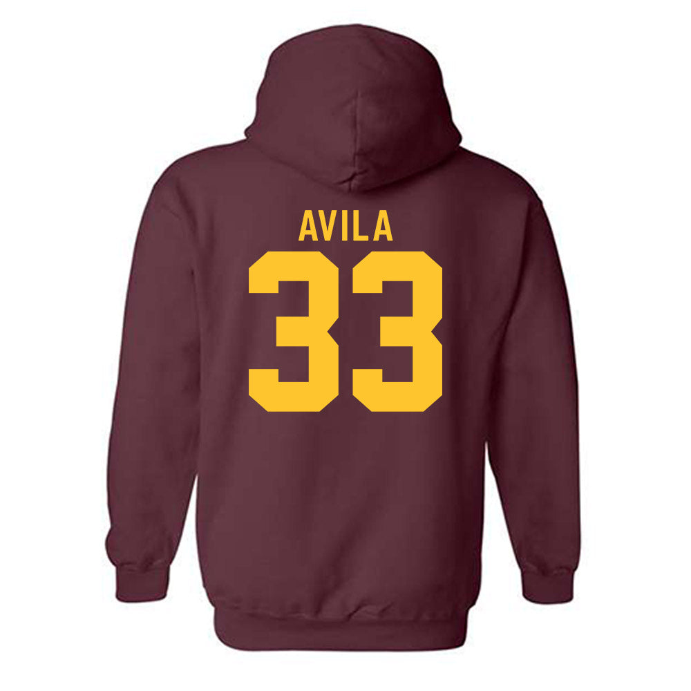 Arizona State - NCAA Softball : Yazzy Avila - Classic Shersey Hooded Sweatshirt-1