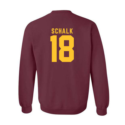 Arizona State - NCAA Women's Volleyball : Maeva Schalk - Classic Shersey Crewneck Sweatshirt-1