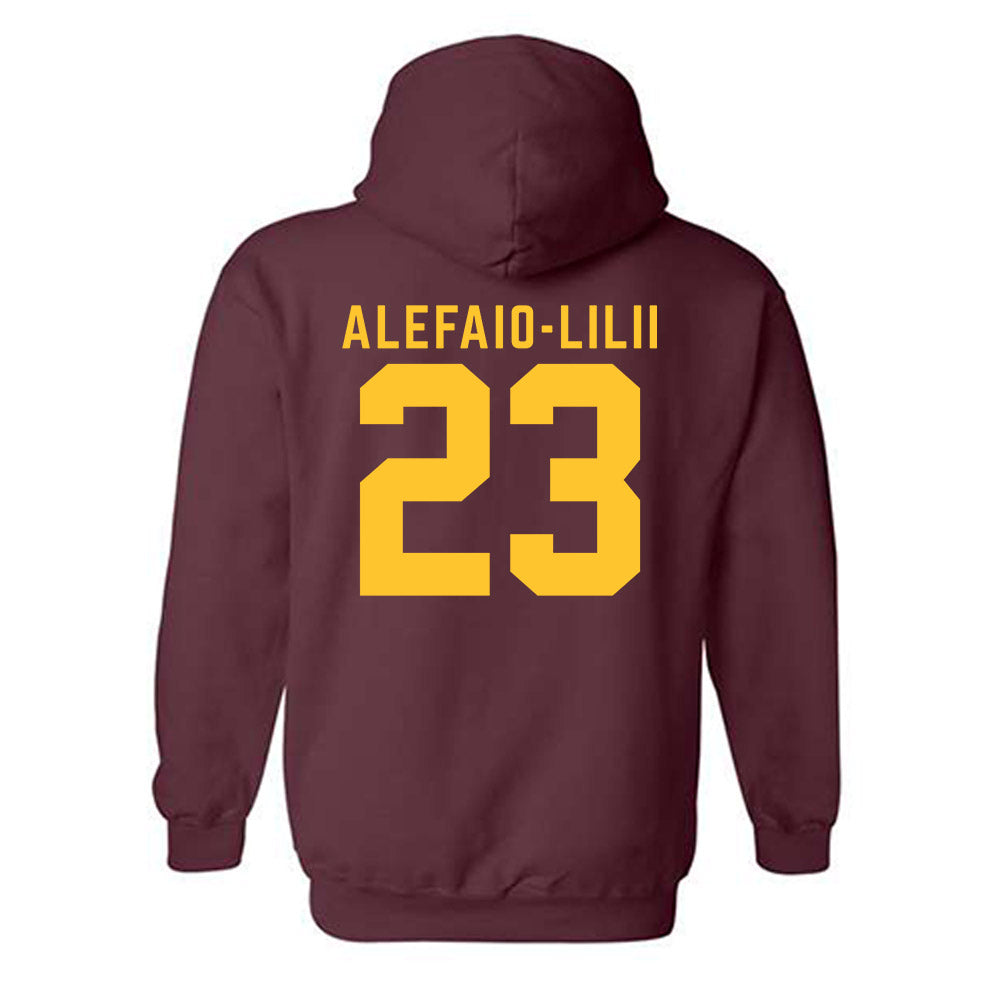 Arizona State - NCAA Football : Benjamin Alefaio-Lilii - Classic Shersey Hooded Sweatshirt-1