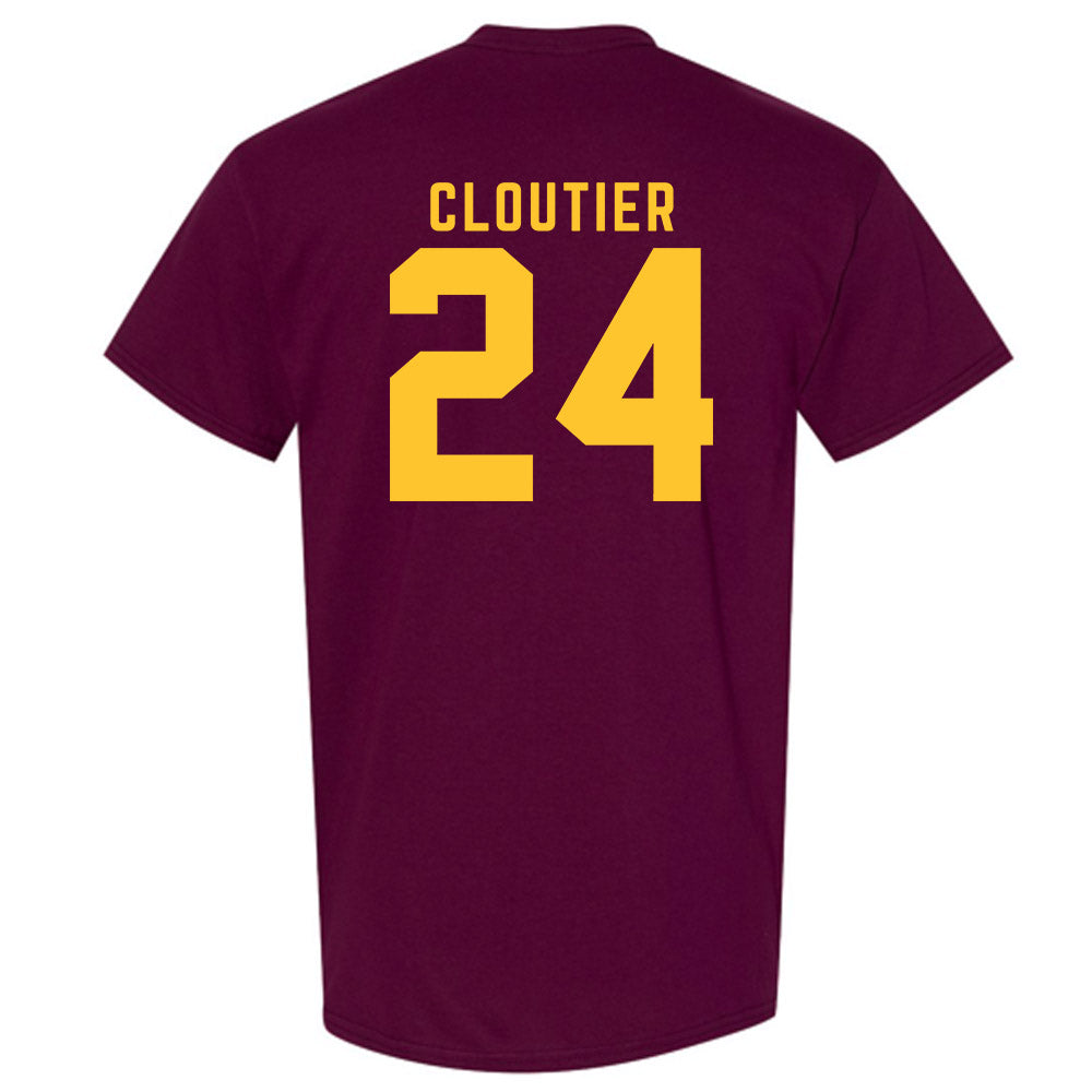 Arizona State - NCAA Men's Ice Hockey : Justin Cloutier - Classic Shersey T-Shirt-1