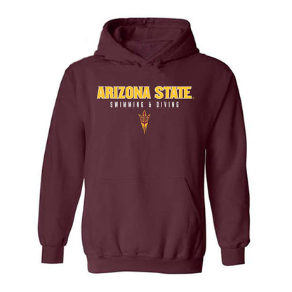 Arizona State - NCAA Men's Swimming & Diving : Brady Johnson - Classic Shersey Hooded Sweatshirt