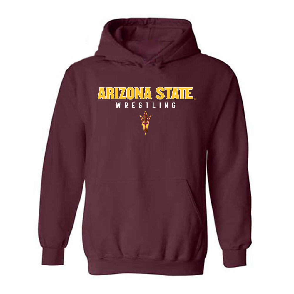 Arizona State - NCAA Wrestling : Azizbek Fayzullaev - Classic Shersey Hooded Sweatshirt-0