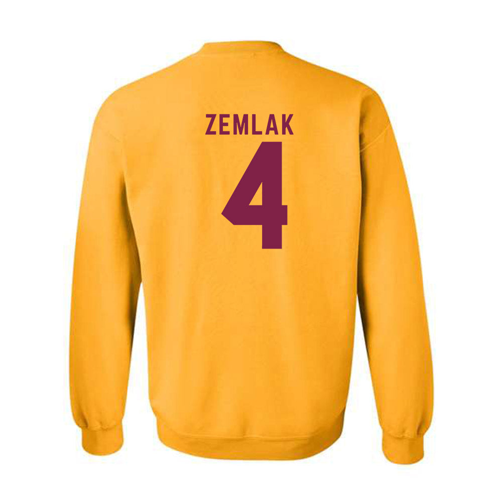 Arizona State - NCAA Men's Ice Hockey : Austin Zemlak - Classic Shersey Crewneck Sweatshirt-1