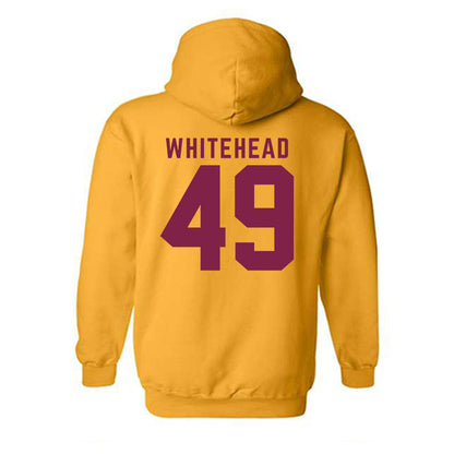 Arizona State - NCAA Men's Ice Hockey : Braxton Whitehead - Classic Shersey Hooded Sweatshirt-1