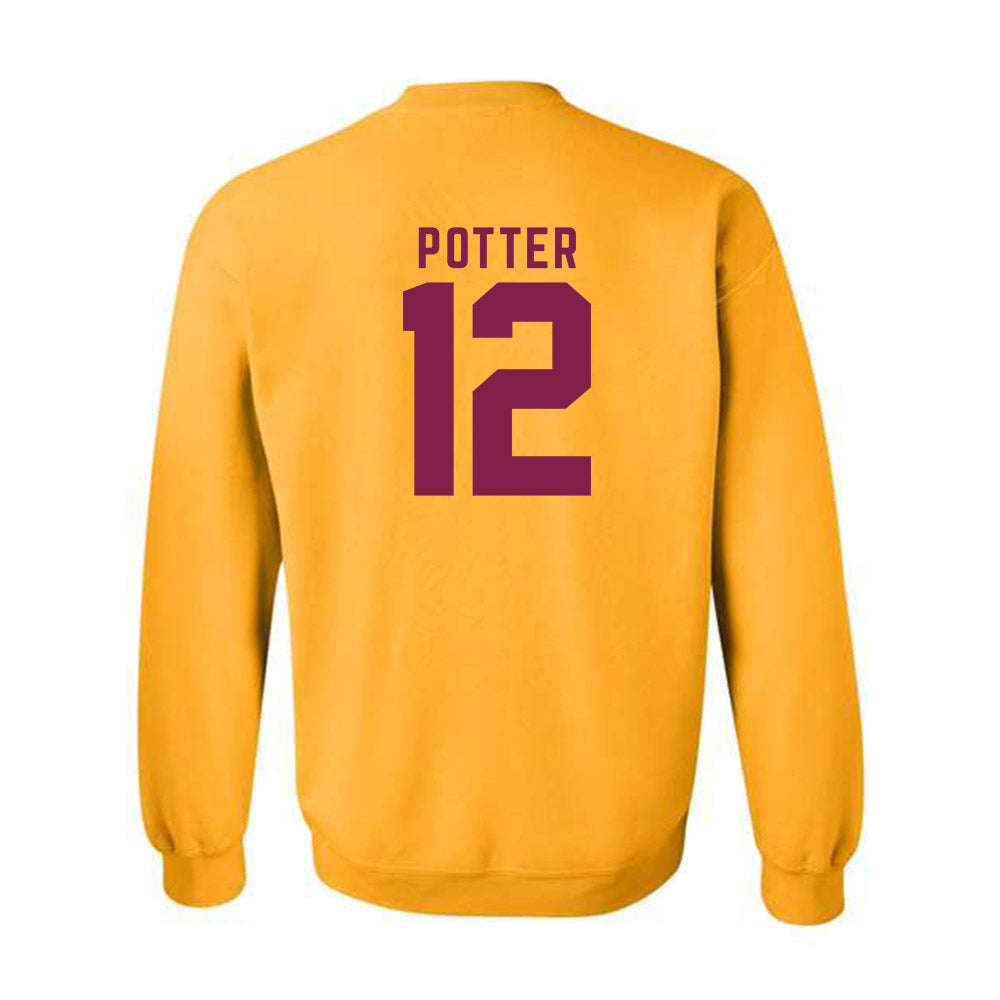Arizona State - NCAA Men's Ice Hockey : Cullen Potter - Classic Shersey Crewneck Sweatshirt-1