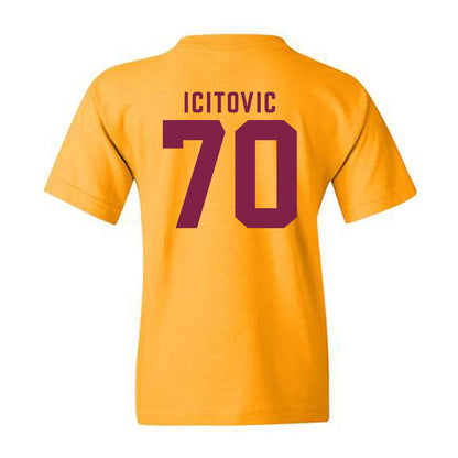 Arizona State - NCAA Men's Basketball : Jovan Icitovic - Classic Shersey Youth T-Shirt-1