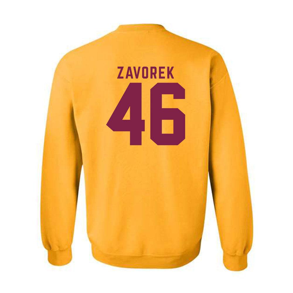 Arizona State - NCAA Baseball : Beckett Zavorek - Classic Shersey Crewneck Sweatshirt-1