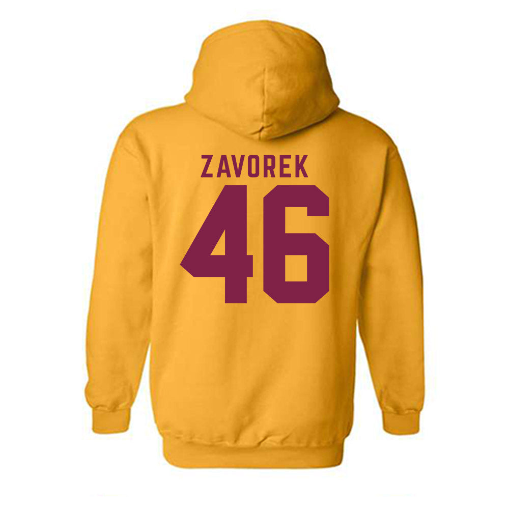 Arizona State - NCAA Baseball : Beckett Zavorek - Classic Shersey Hooded Sweatshirt-1
