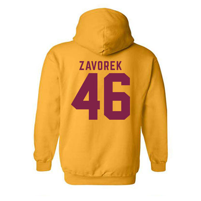 Arizona State - NCAA Baseball : Beckett Zavorek - Classic Shersey Hooded Sweatshirt-1