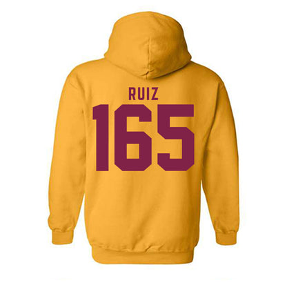 Arizona State - NCAA Wrestling : Nicco Ruiz - Classic Shersey Hooded Sweatshirt-1