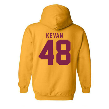 Arizona State - NCAA Men's Ice Hockey : Ben Kevan - Classic Shersey Hooded Sweatshirt-1
