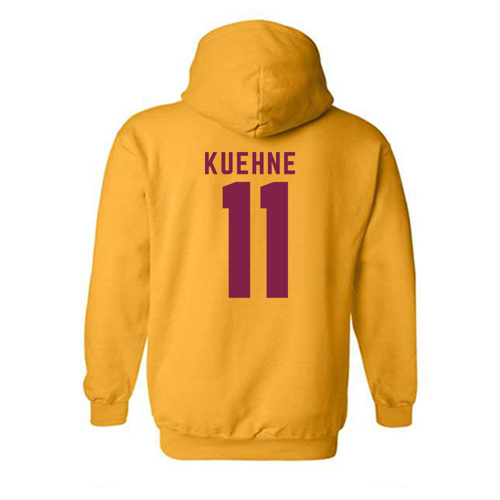 Arizona State - NCAA Men's Ice Hockey : Lincoln Kuehne - Classic Shersey Hooded Sweatshirt-1