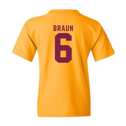 Arizona State - NCAA Men's Basketball : Connor Braun - Classic Shersey Youth T-Shirt