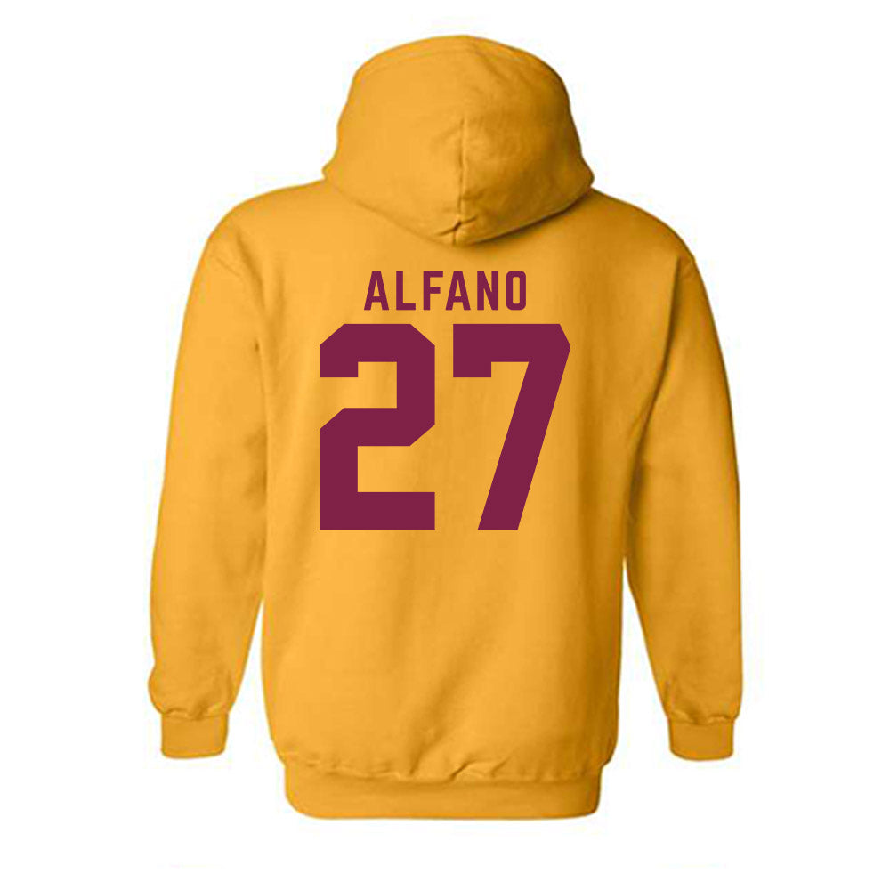 Arizona State - NCAA Men's Ice Hockey : Sam Alfano - Classic Shersey Hooded Sweatshirt-1