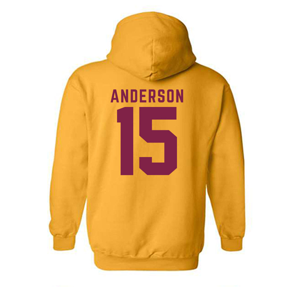 Arizona State - NCAA Football : Khamari Anderson - Classic Shersey Hooded Sweatshirt-1