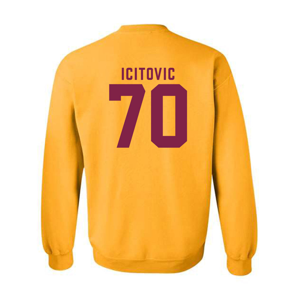 Arizona State - NCAA Men's Basketball : Jovan Icitovic - Classic Shersey Crewneck Sweatshirt-1