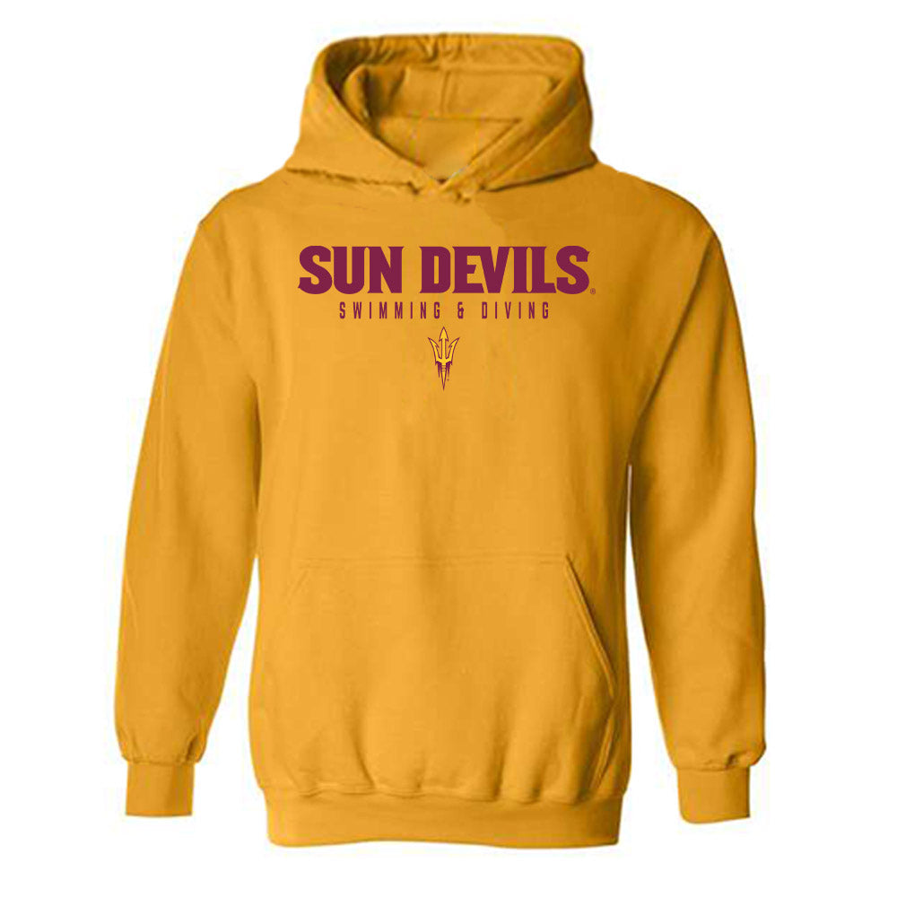 Arizona State - NCAA Men's Swimming & Diving : Christopher Harig - Hooded Sweatshirt Classic Shersey