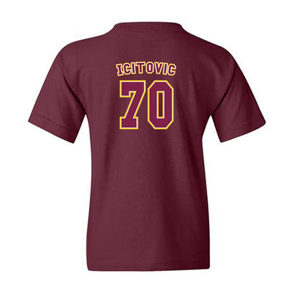 Arizona State - NCAA Men's Basketball : Jovan Icitovic - Sports Shersey Youth T-Shirt-1