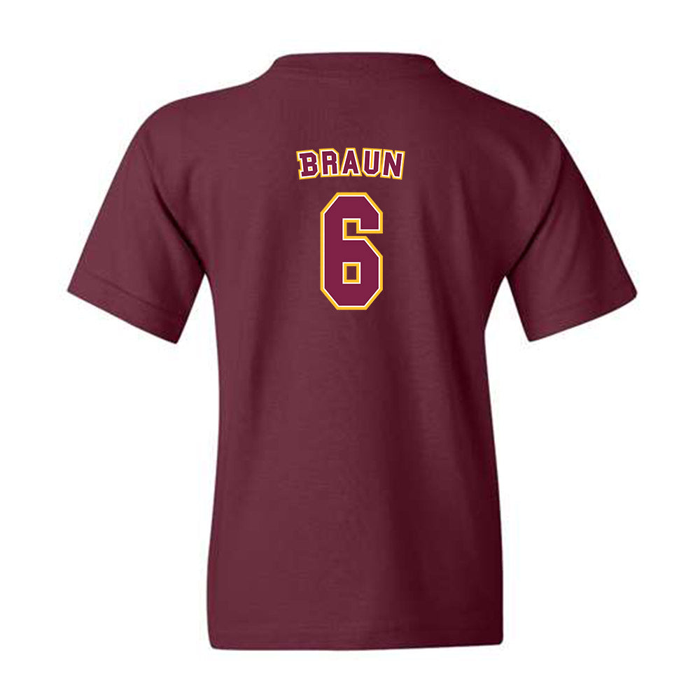 Arizona State - NCAA Men's Basketball : Connor Braun - Sports Shersey Youth T-Shirt