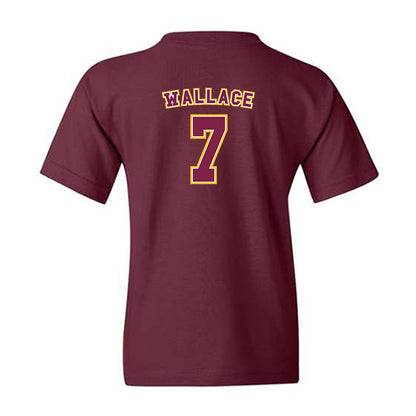 Arizona State - NCAA Men's Basketball : Vijay Wallace - Sports Shersey Youth T-Shirt-1
