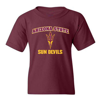 Arizona State - NCAA Men's Basketball : Santiago Trouet - Sports Shersey Youth T-Shirt-0