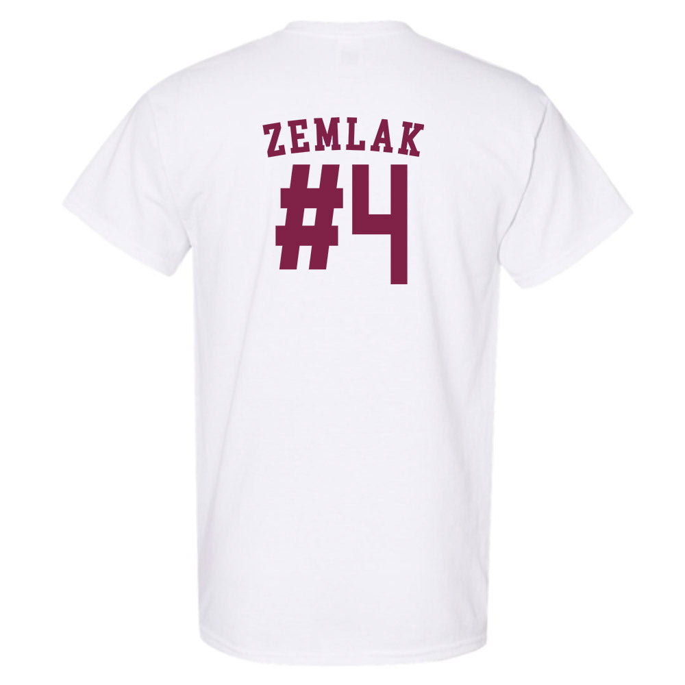 Arizona State - NCAA Men's Ice Hockey : Austin Zemlak - Sports Shersey T-Shirt-1