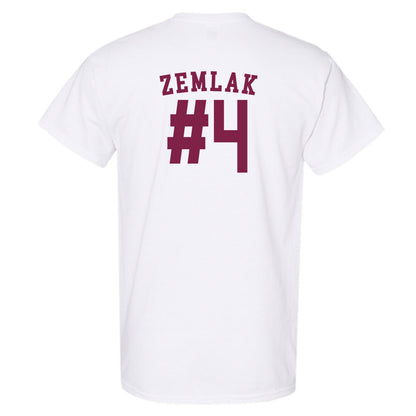 Arizona State - NCAA Men's Ice Hockey : Austin Zemlak - Sports Shersey T-Shirt-1
