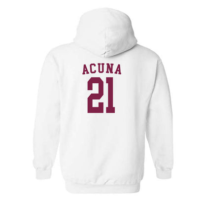 Arizona State - NCAA Softball : Yannixa Acuna - Sports Shersey Hooded Sweatshirt-1