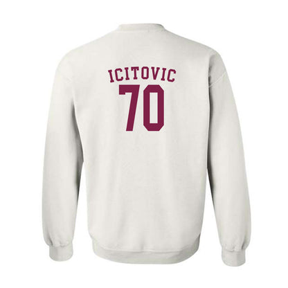Arizona State - NCAA Men's Basketball : Jovan Icitovic - Sports Shersey Crewneck Sweatshirt-1
