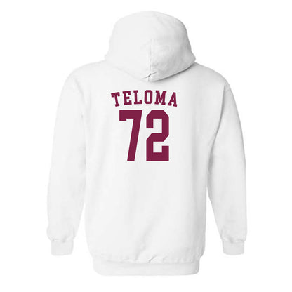 Arizona State - NCAA Football : Doughless Teloma - Sports Shersey Hooded Sweatshirt-1