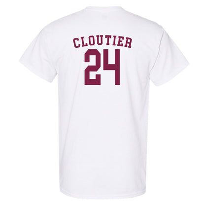 Arizona State - NCAA Men's Ice Hockey : Justin Cloutier - Sports Shersey T-Shirt-1