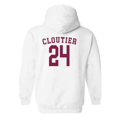 Arizona State - NCAA Men's Ice Hockey : Justin Cloutier - Sports Shersey Hooded Sweatshirt-1