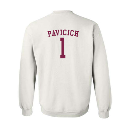 Arizona State - NCAA Men's Ice Hockey : Luke Pavicich - Sports Shersey Crewneck Sweatshirt