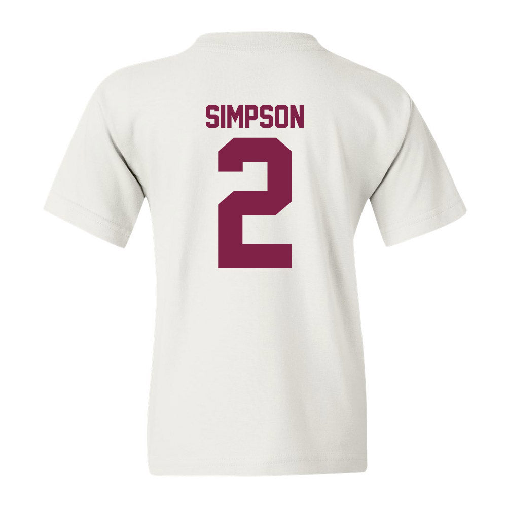 Arizona State - NCAA Women's Soccer : emilie simpson - Youth T-Shirt