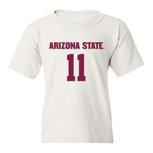 Arizona State - NCAA Women's Soccer : Addison Baltodano - Replica Shersey Youth T-Shirt-0