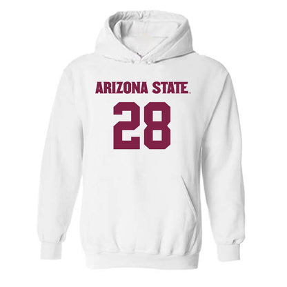 Arizona State - NCAA Women's Soccer : Norah Bell - Replica Shersey Hooded Sweatshirt-0