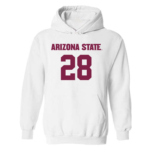 Arizona State - NCAA Women's Soccer : Norah Bell - Replica Shersey Hooded Sweatshirt-0