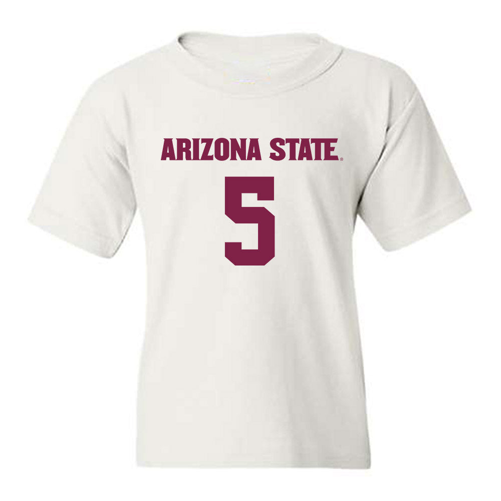Arizona State - NCAA Women's Soccer : Lucy Fazackerley - Replica Shersey Youth T-Shirt-0