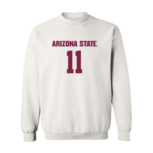 Arizona State - NCAA Women's Soccer : Addison Baltodano - Replica Shersey Crewneck Sweatshirt-0