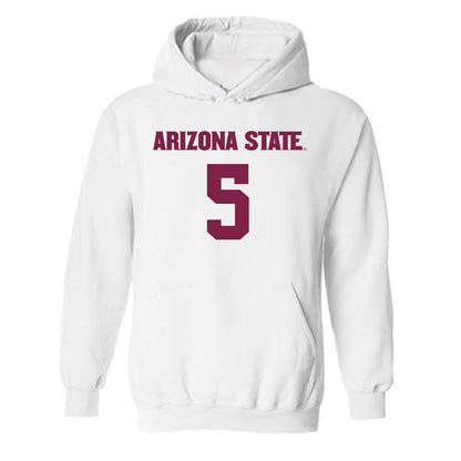 Arizona State - NCAA Women's Soccer : Lucy Fazackerley - Replica Shersey Hooded Sweatshirt-0