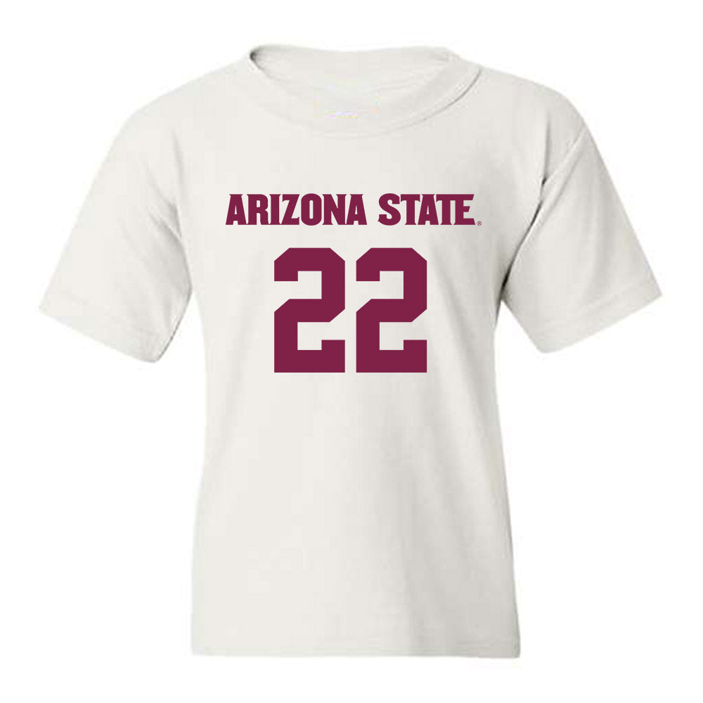Arizona State - NCAA Women's Soccer : Oona Hartman - Replica Shersey Youth T-Shirt-0