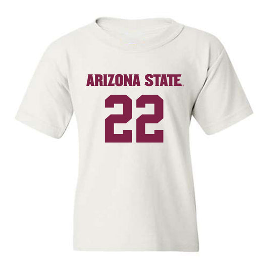 Arizona State - NCAA Women's Soccer : Oona Hartman - Replica Shersey Youth T-Shirt-0