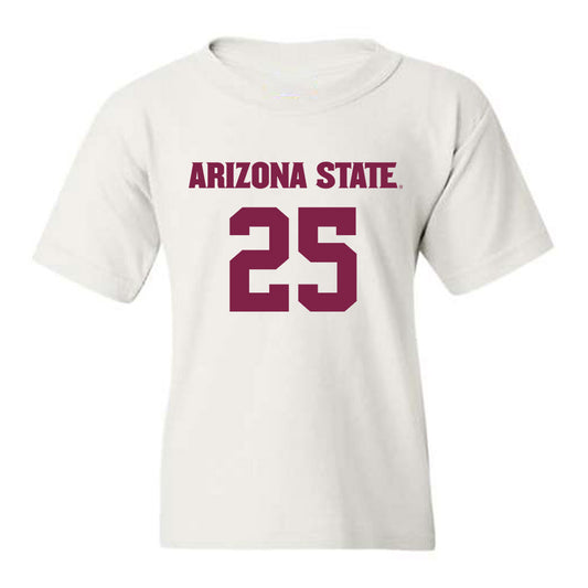 Arizona State - NCAA Women's Soccer : Ella Opkvitne - Replica Shersey Youth T-Shirt