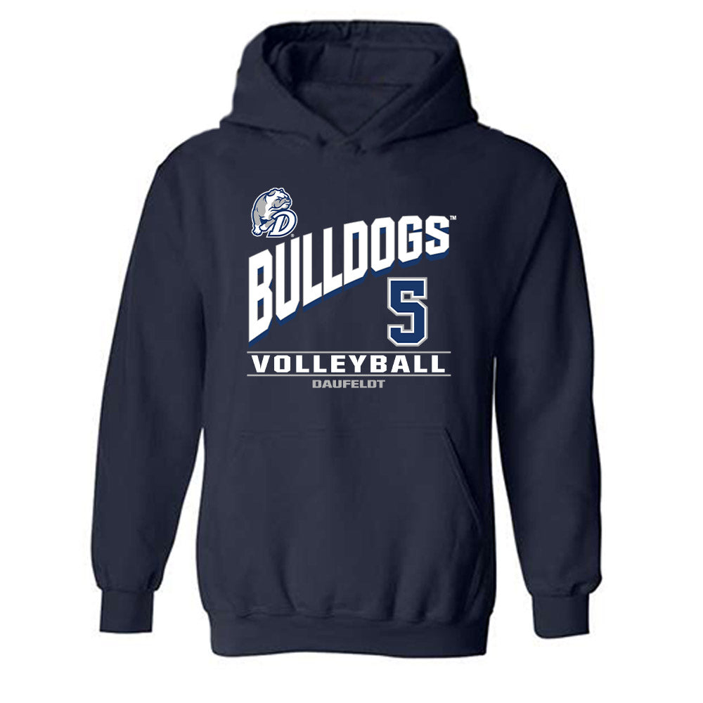 Drake - NCAA Women's Volleyball : Macy Daufeldt - Hooded Sweatshirt