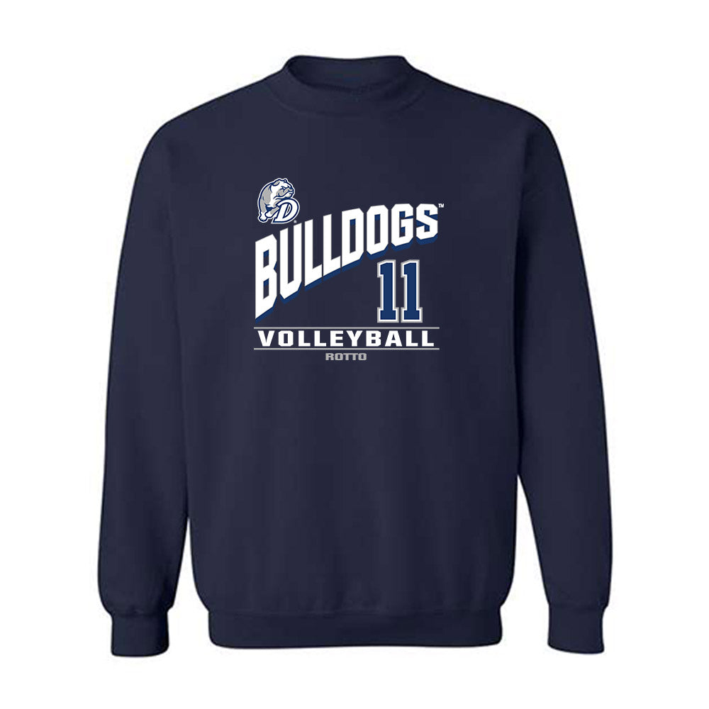 Drake - NCAA Women's Volleyball : Thea Rotto - Crewneck Sweatshirt