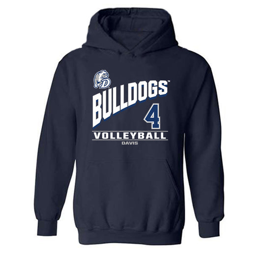 Drake - NCAA Women's Volleyball : Aniyah Davis - Hooded Sweatshirt