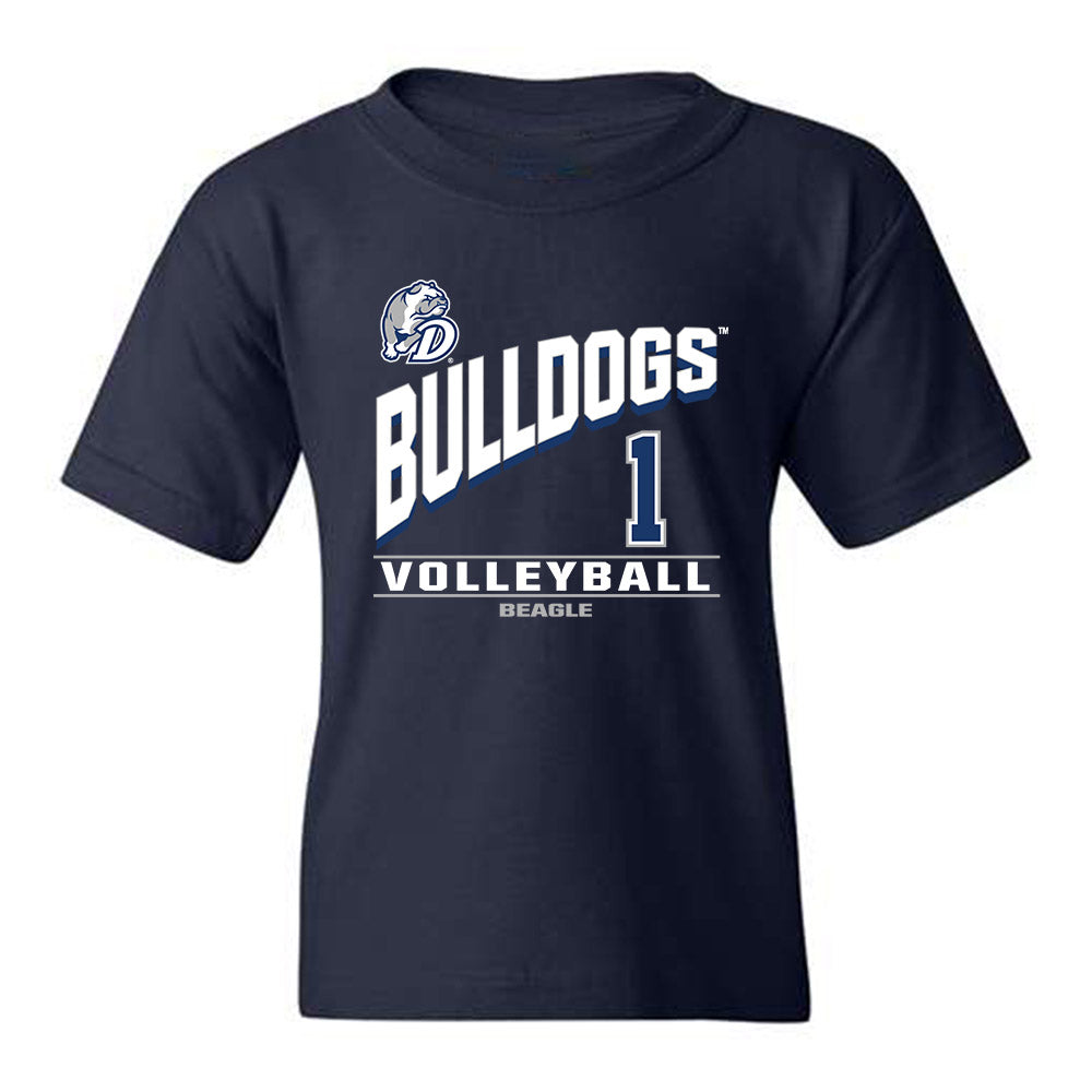 Drake - NCAA Women's Volleyball : Addison Beagle - Youth T-Shirt