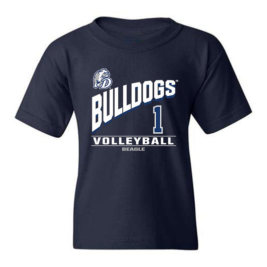 Drake - NCAA Women's Volleyball : Addison Beagle - Youth T-Shirt